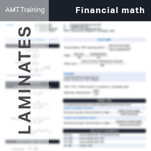Financial Math Laminate