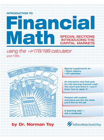Financial Math - Using the HP-12C Calculator
